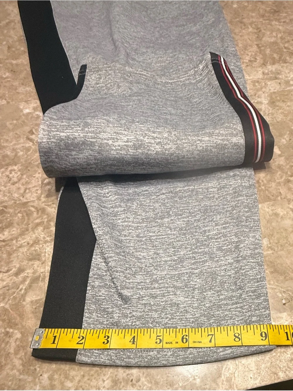 Modern Culture Men’s Light Grey Sweatpants 3XB NWT Black Side Stripe Jog